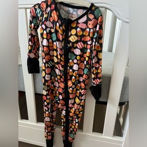 Little Sleepies zippy Halloween 6-12 EUC